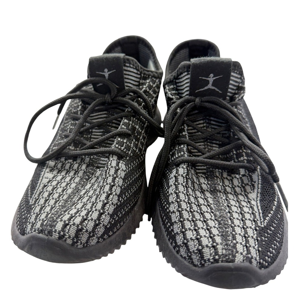 Danskin Ecstatic Women 6 Black Grey Knit Vegan Upper Athletic  Running Shoes